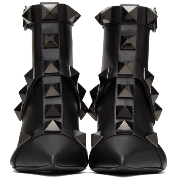  발렌티노 Valentino Garavani Black Roman Studs 60 Boots 212807F113013