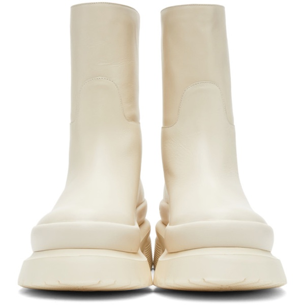  발렌티노 Valentino Garavani 오프화이트 Off-White Roman Stud Ankle Boots 212807F113039