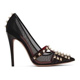 발렌티노 Valentino Garavani Black Alcove 100 Heels 212807F122037