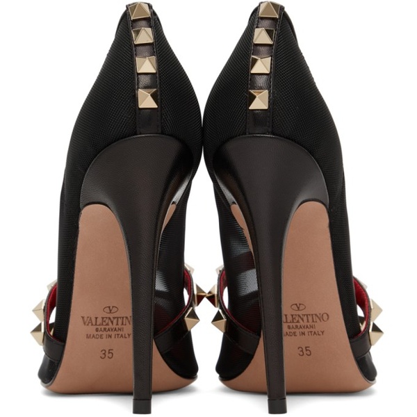  발렌티노 Valentino Garavani Black Alcove 100 Heels 212807F122037