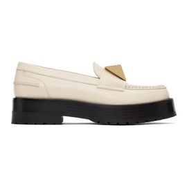 발렌티노 Valentino Garavani 오프화이트 Off-White One Stud Loafers 231807F121016