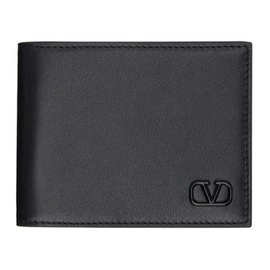 발렌티노 Valentino Garavani Black VLogo Signature Wallet 242807M164003