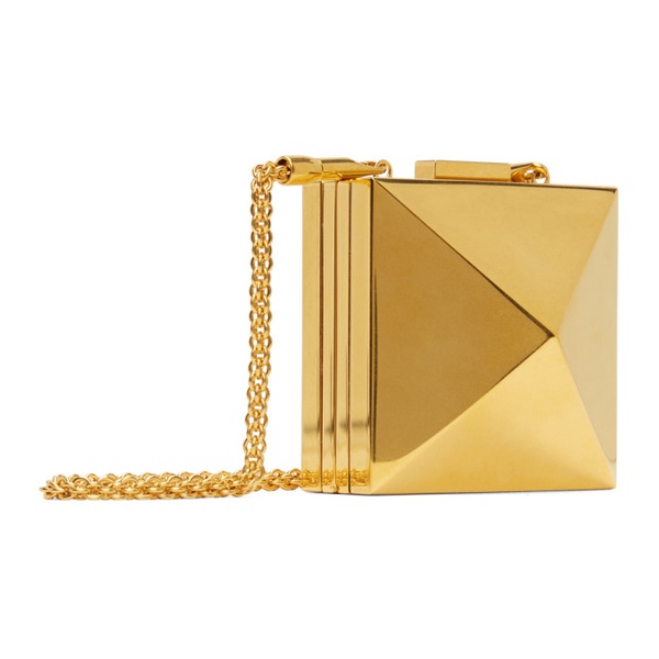  발렌티노 Valentino Garavani Gold Mini Carry Secrets Bag 231807F048157