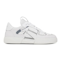 발렌티노 Valentino Garavani White Low-Top Calfskin VL7N Sneakers 242807M237010