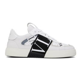 발렌티노 Valentino Garavani White Low-Top Calfskin VL7N Sneakers 242807M237011