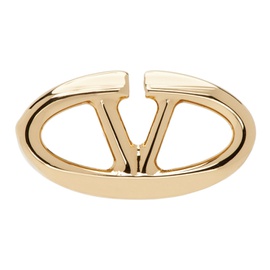 발렌티노 Valentino Garavani Gold VLogo Single Earring 242807M144000