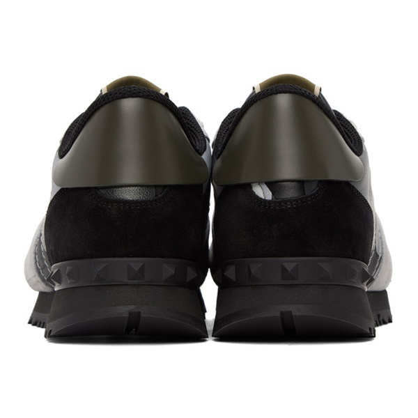  발렌티노 Valentino Garavani Black & Gray Rockrunner Sneakers 231807M237092