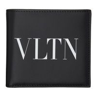 발렌티노 Valentino Garavani Black VLTN Wallet 242807M164000
