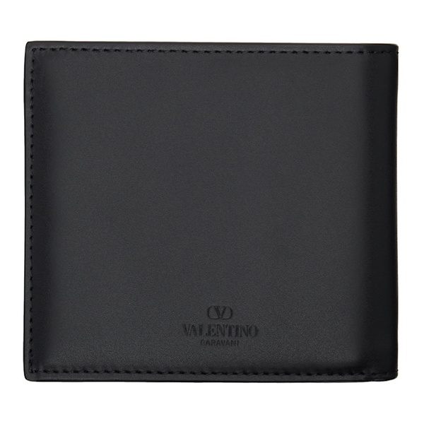  발렌티노 Valentino Garavani Black VLTN Wallet 242807M164000