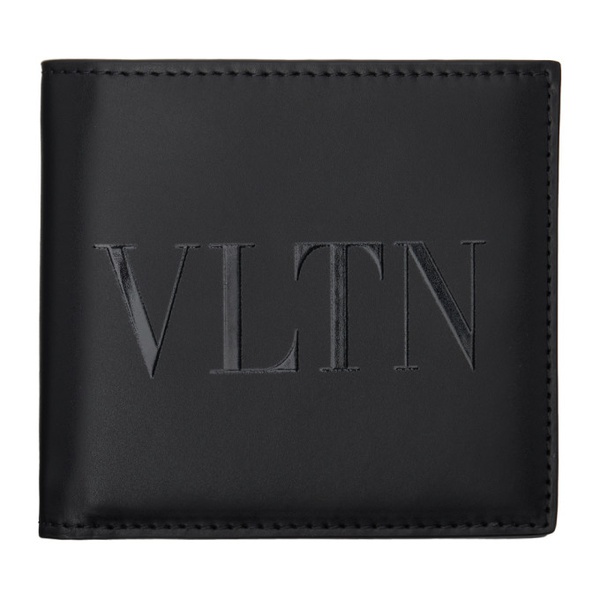  발렌티노 Valentino Garavani Black VLTN Wallet 242807M164001