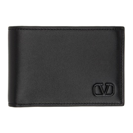 발렌티노 Valentino Garavani Black Mini VLogo Wallet 231807M164011