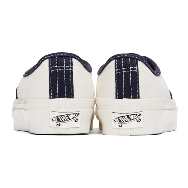 반스 반스 Vans 오프화이트 Off-White & Navy Authentic Reissue 44 Sneakers 241739F128016