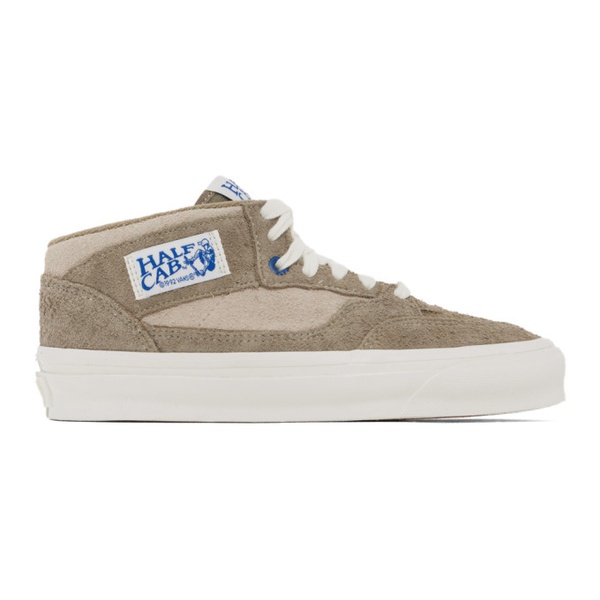 반스 반스 Vans Khaki Og Half Cab Sneakers 231739F127017