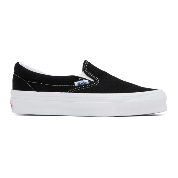 반스 반스 Vans Black OG Classic Slip-On LX Sneakers 232739F128009