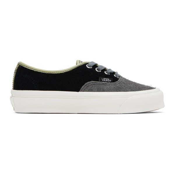 반스 반스 Vans Black & Gray OG Authentic LX Sneakers 232739F128018
