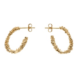 Veneda Carter Gold VC003 Small Open Hoop Earrings 241882F022001