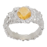 Veneda Carter Silver Citrine Ring 241882M147005