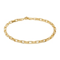 Veneda Carter SSENSE Exclusive Gold VC008 Thick Bracelet 241882M142004