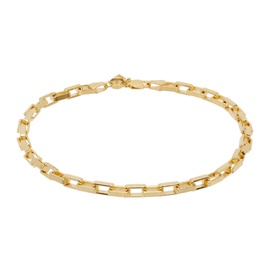 Veneda Carter SSENSE Exclusive Gold VC008 Thick Bracelet 241882M142004