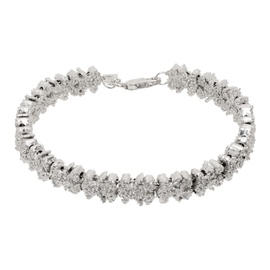 Veneda Carter SSENSE Exclusive Silver Bear Chain Bracelet 241882M142008