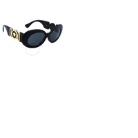 베르사체 Versace Dark Gray Oval Ladies Sunglasses VE4426BU GB1/87 54