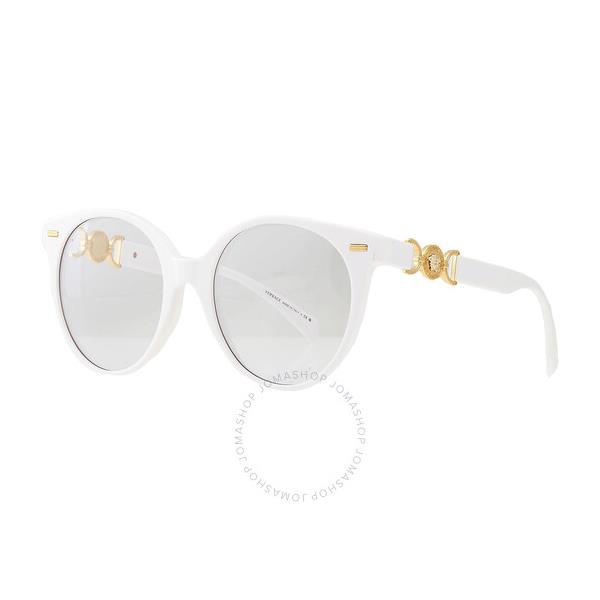 베르사체 베르사체 Versace Photochromatic Grey Round Ladies Sunglasses VE4442 314/M3 55