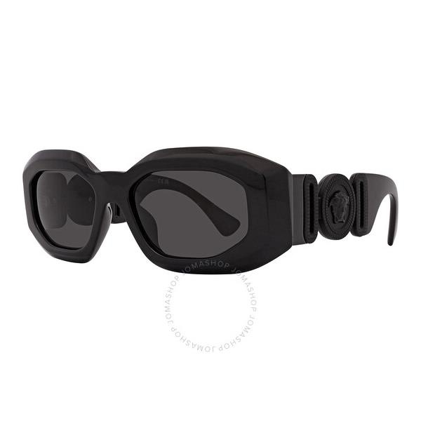 베르사체 베르사체 Versace Dark Grey Irregular Mens Sunglasses VE4425U 536087 54