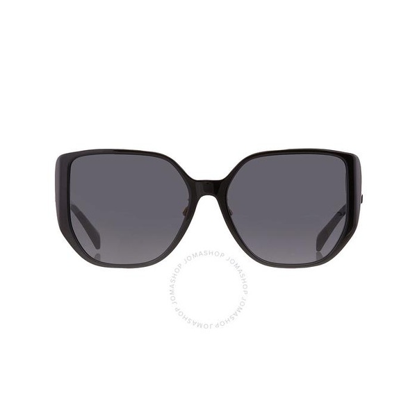 베르사체 베르사체 Versace Dark Grey Butterfly Ladies Sunglasses VE4449D GB1/87 58