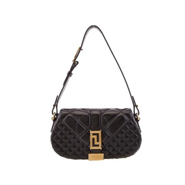 베르사체 Versace Black Leather Greca Goddess Mini Bag 10109511A081861B00V