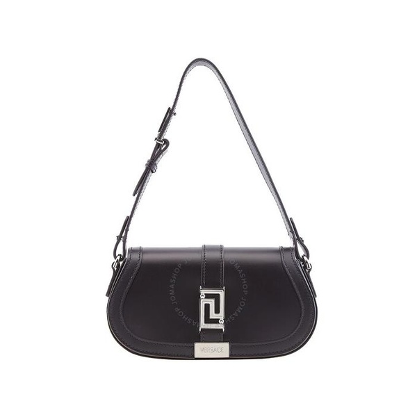 베르사체 베르사체 Versace Black Smooth Leather Greca Goddess Mini Shoulder Bag 10109511A051341B00P
