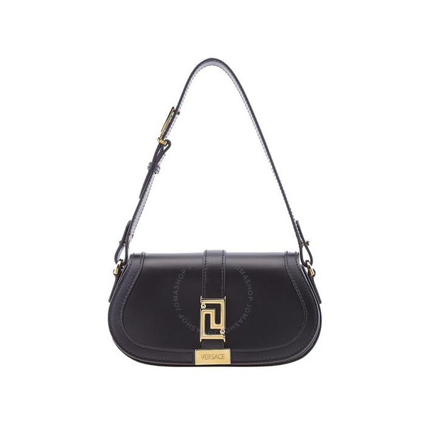 베르사체 베르사체 Versace Black Smooth Leather Greca Goddess Mini Shoulder Bag 10109511A051341B00V