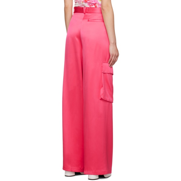 베르사체 베르사체 Versace Pink Cargo Pocket Trousers 231404F087009