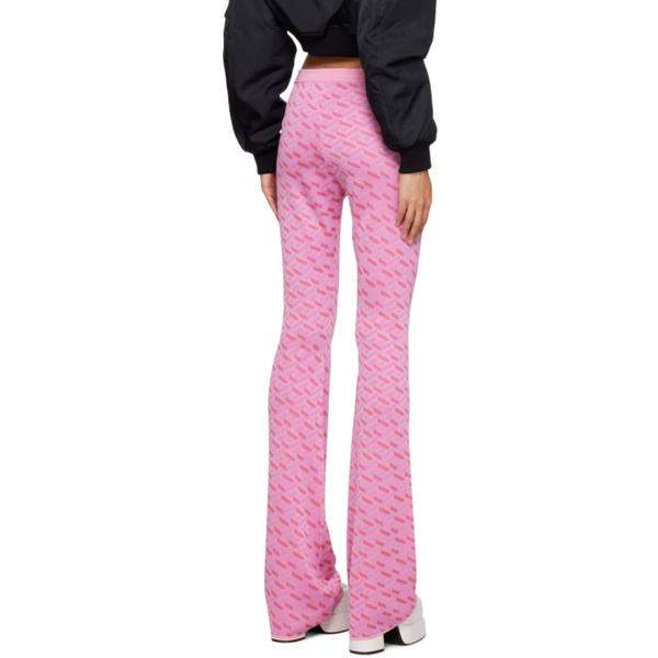 베르사체 베르사체 Versace Pink La Greca Lounge Pants 231404F086002