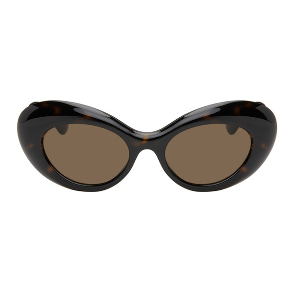 베르사체 베르사체 Versace Tortoiseshell Medusa Sunglasses 241404F005080