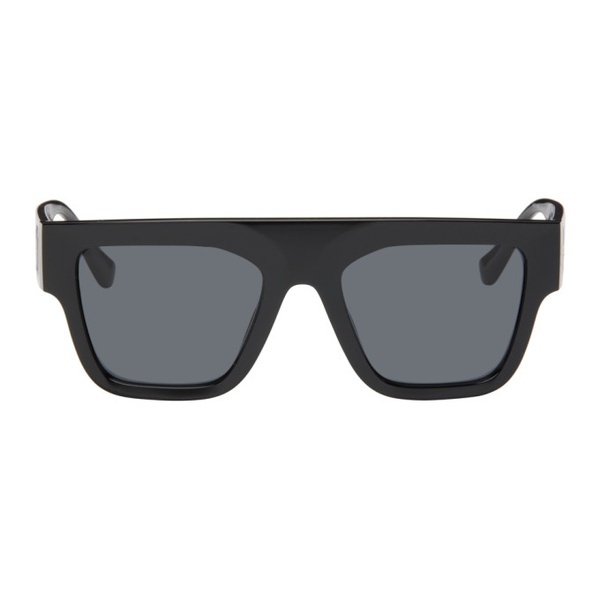 베르사체 베르사체 Versace Black Cutout Sunglasses 241404F005027