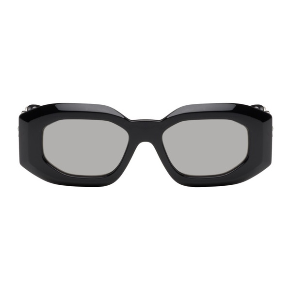 베르사체 베르사체 Versace Black Maxi Medusa Biggie Sunglasses 241404M134000