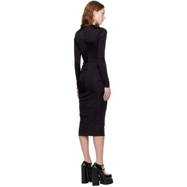 베르사체 베르사체 Versace Black Dua Lipa 에디트 Edition Midi Dress 232404F054001