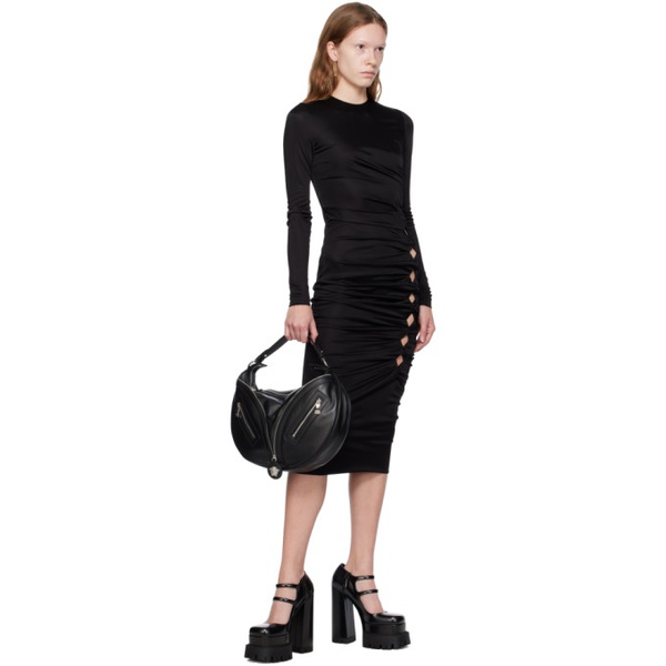 베르사체 베르사체 Versace Black Dua Lipa 에디트 Edition Midi Dress 232404F054001