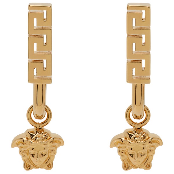베르사체 베르사체 Versace Gold La Medusa Earrings 241404F022028