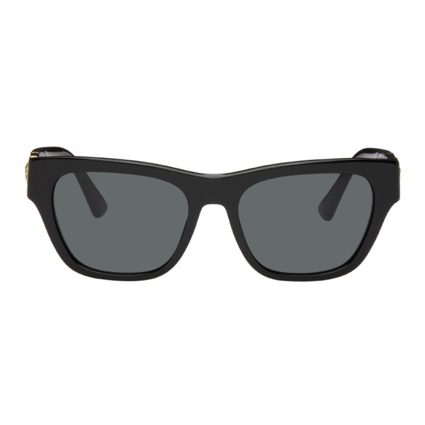 베르사체 베르사체 Versace Black Medusa Legend Squared Sunglasses 241404M134011