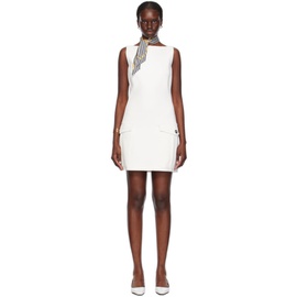 베르사체 Versace White Shift Minidress 241404F052004