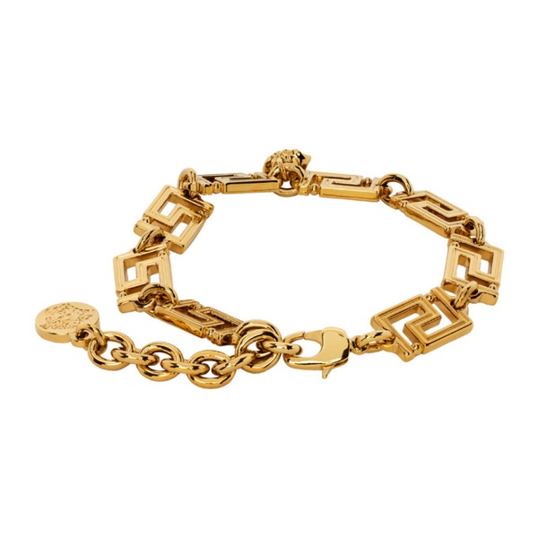 베르사체 베르사체 Versace Gold Greca Bracelet 232404M142000