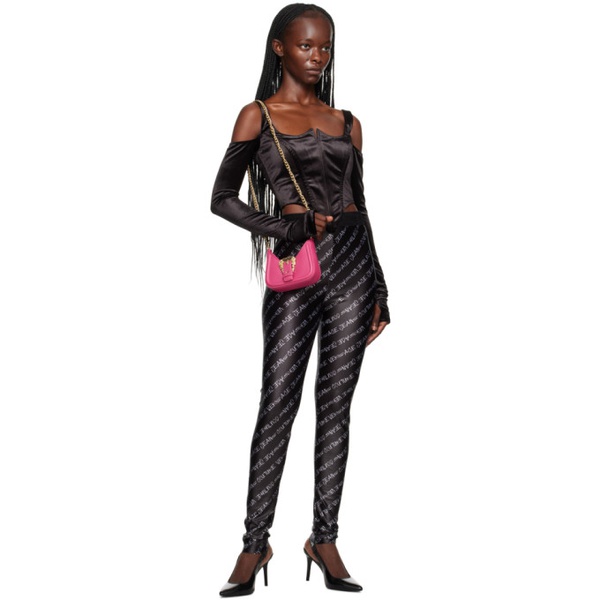 베르사체 베르사체 진 꾸뛰르 베르사체 Versace Jeans Couture Black Cutout Blouse 232202F107000