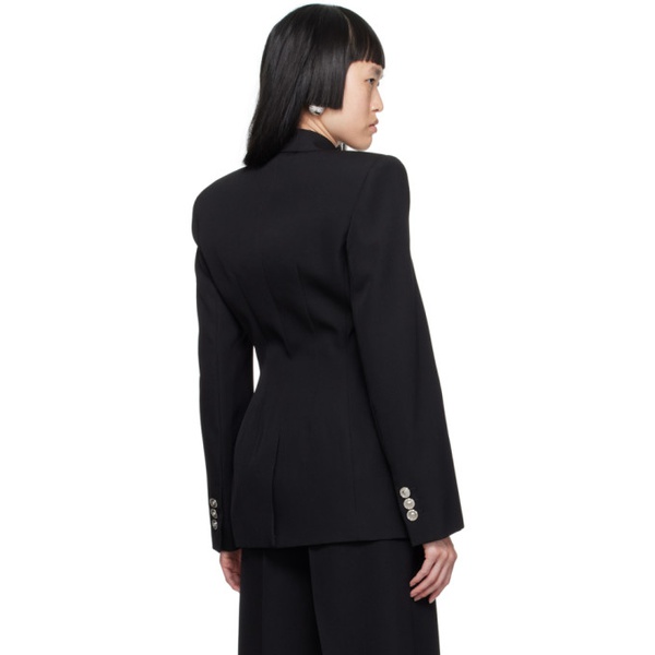 베르사체 베르사체 Versace Black Hourglass Blazer 232404F057002