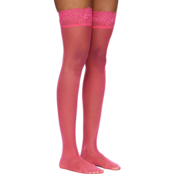 베르사체 베르사체 Versace Pink Lace Stockings 231404F076021