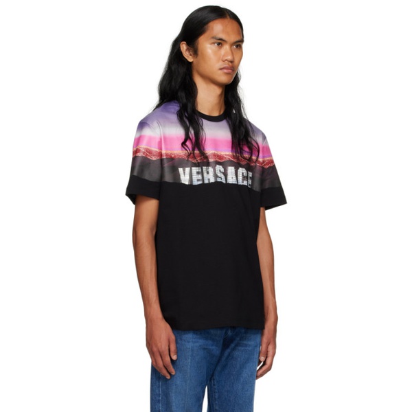 베르사체 베르사체 Versace Black Hills T-Shirt 232404M213013