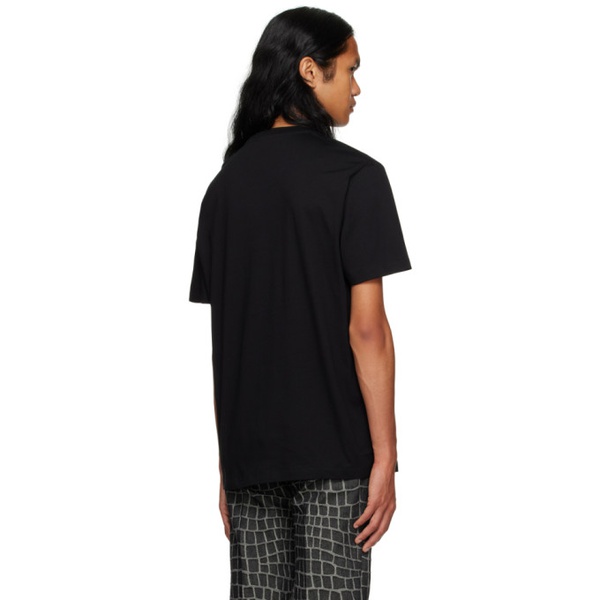 베르사체 베르사체 Versace Black City Lights T-Shirt 232404M213016