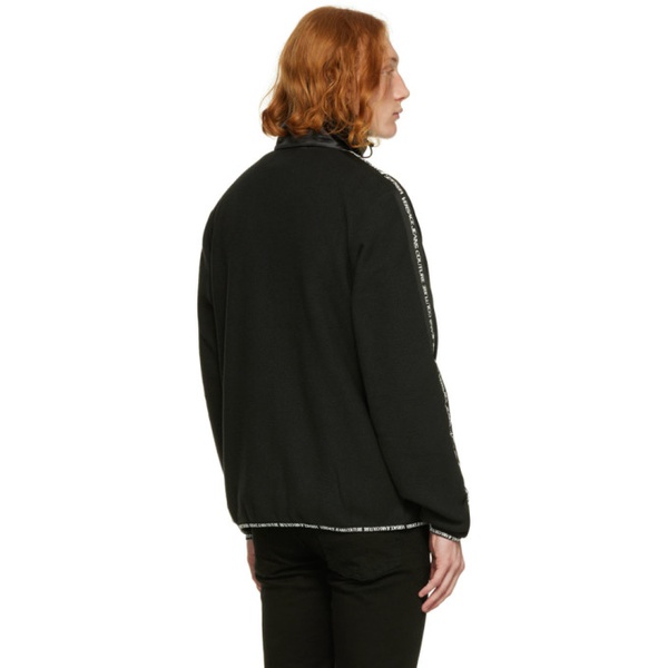 베르사체 베르사체 진 꾸뛰르 베르사체 Versace Jeans Couture Black Zip Sweater 222202M202008