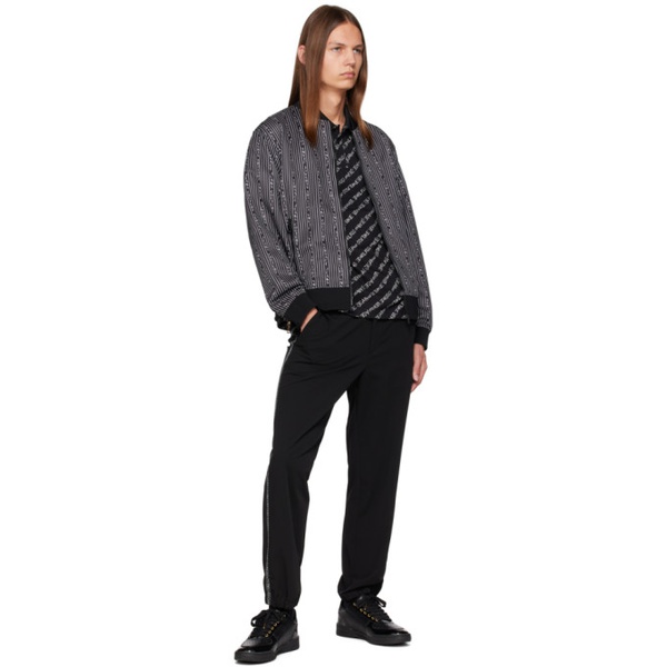 베르사체 베르사체 진 꾸뛰르 베르사체 Versace Jeans Couture Black Stripe Jacket 232202M202013