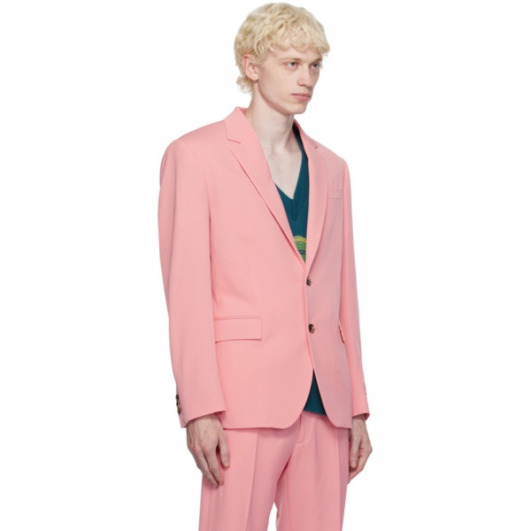 베르사체 베르사체 Versace Pink Formal Blazer 232404M195002
